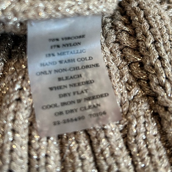 Metallic cable knit cardigan - Picture 9 of 9